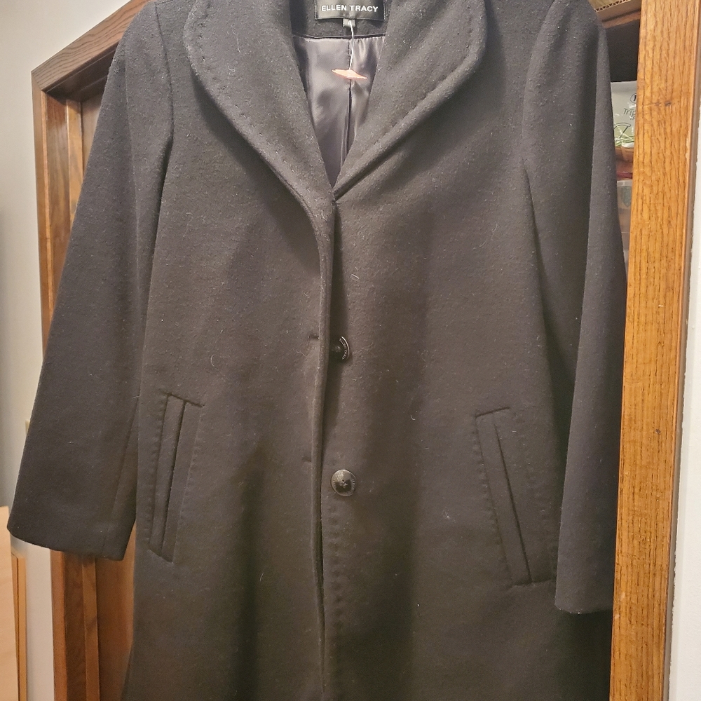 Lightweight soft pea coat